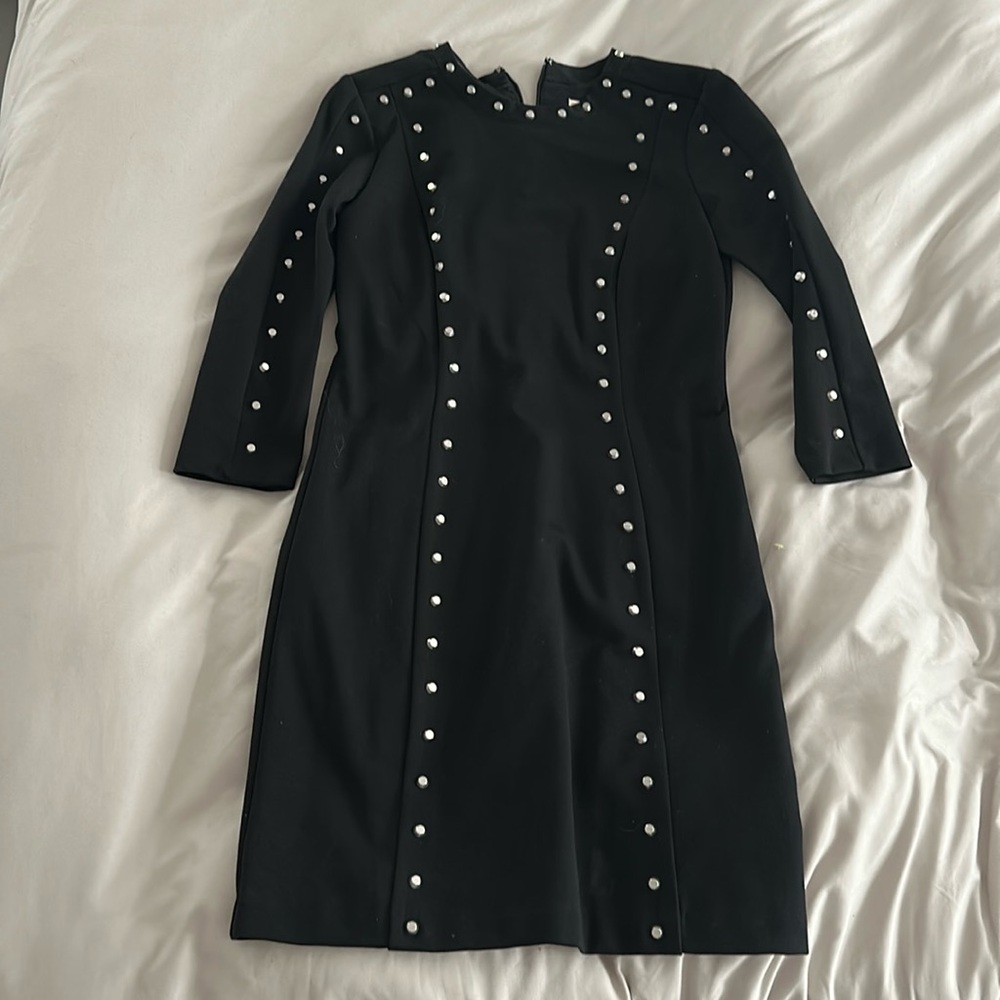 Michael Kors studded long sleve mini dress